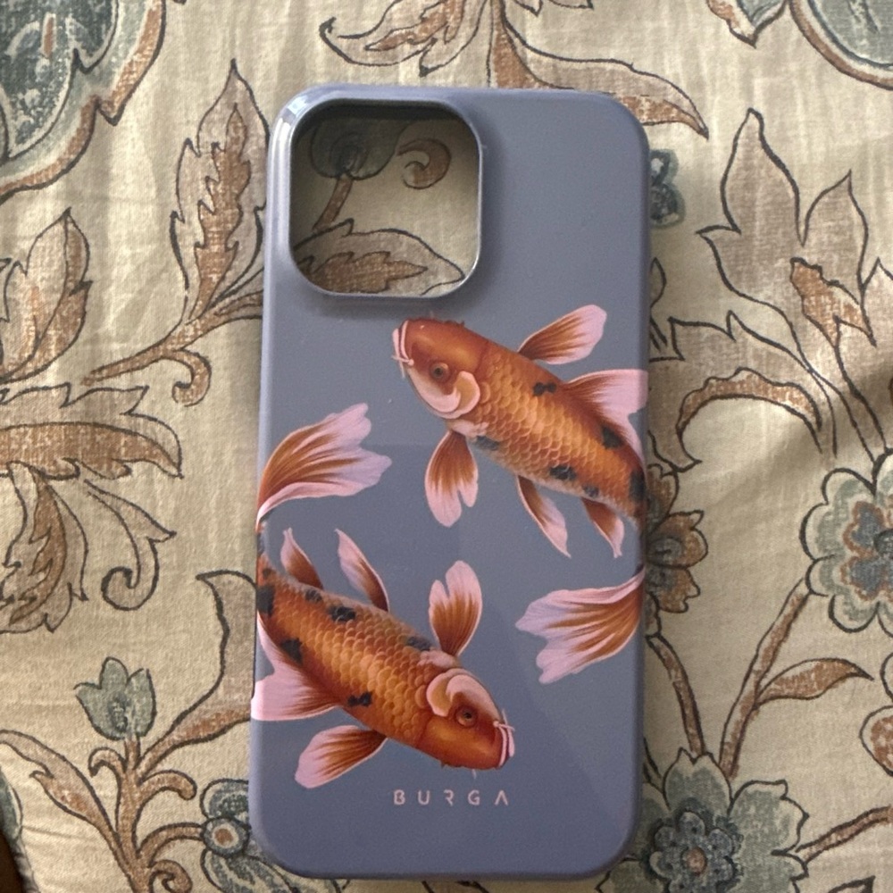 Burga Purple Koi Fish Phone Case